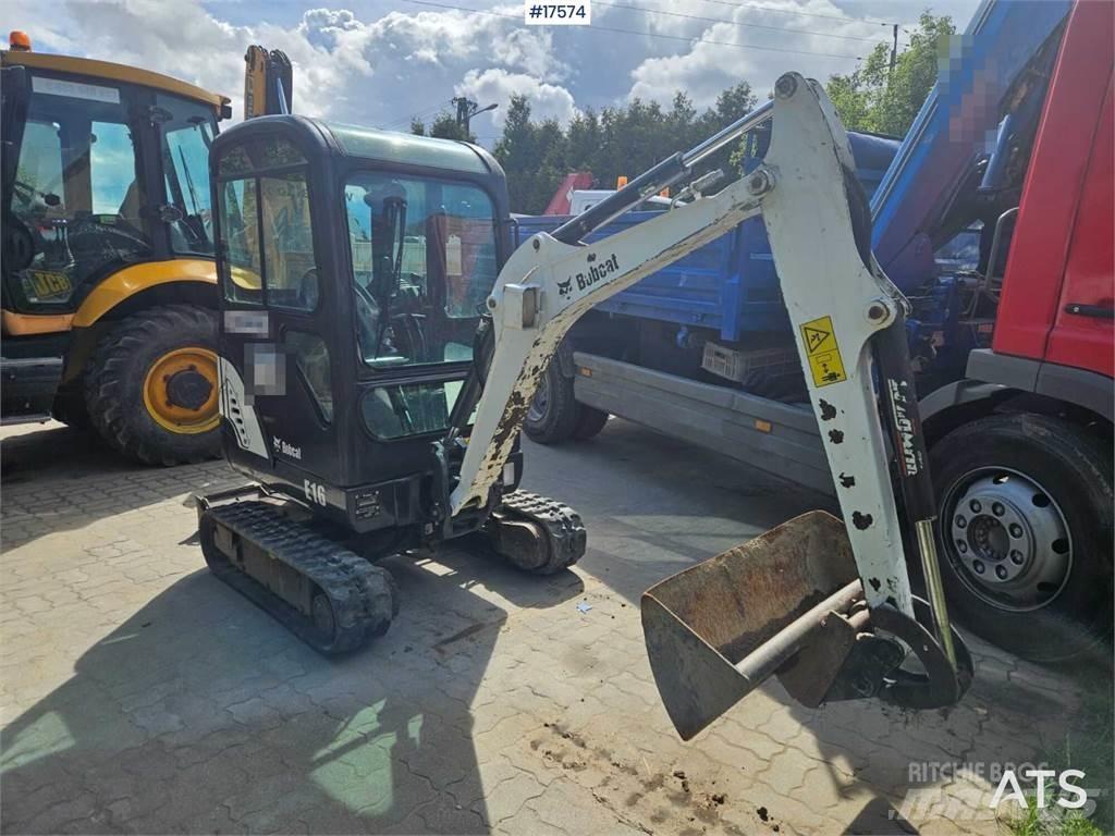 Bobcat E16 Mini ekskavatörler, 7 tona dek