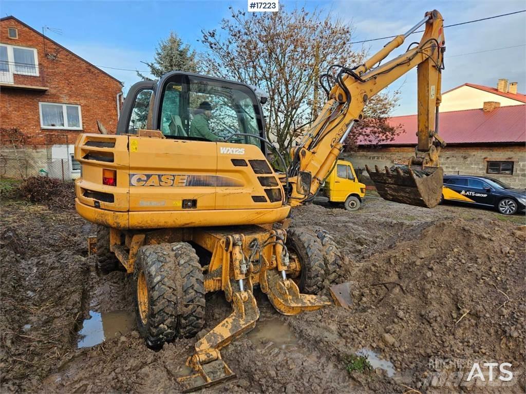 CASE WX125 Lastik tekerli ekskavatörler