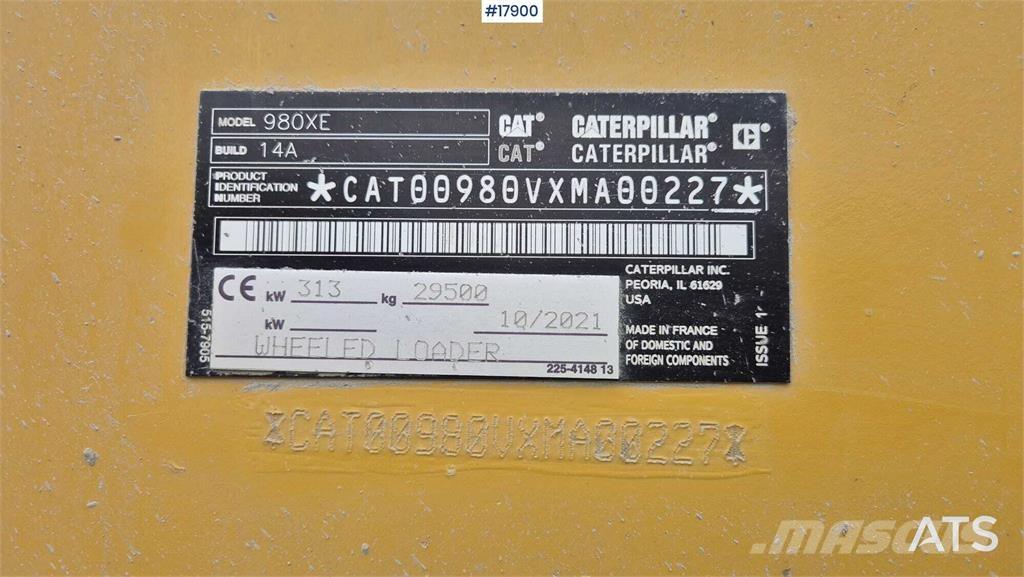 CAT 980 XE Tekerlekli yükleyiciler