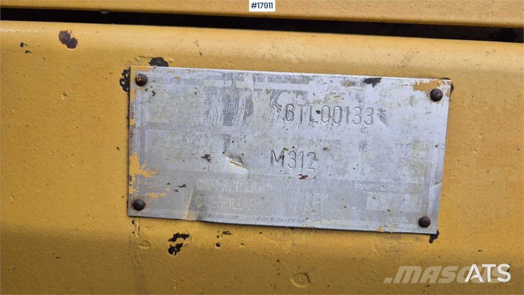 CAT M312 Lastik tekerli ekskavatörler