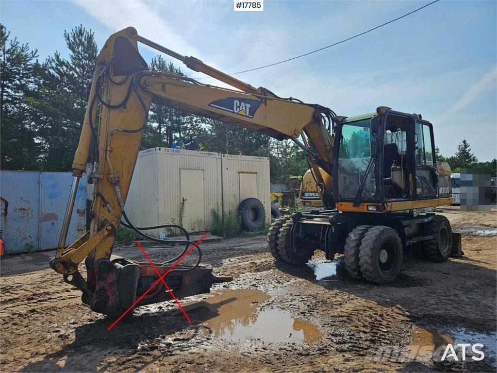 CAT M313 C Lastik tekerli ekskavatörler