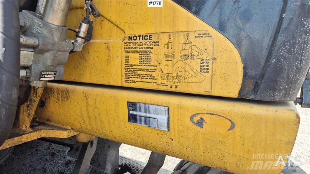 CAT M316D Lastik tekerli ekskavatörler