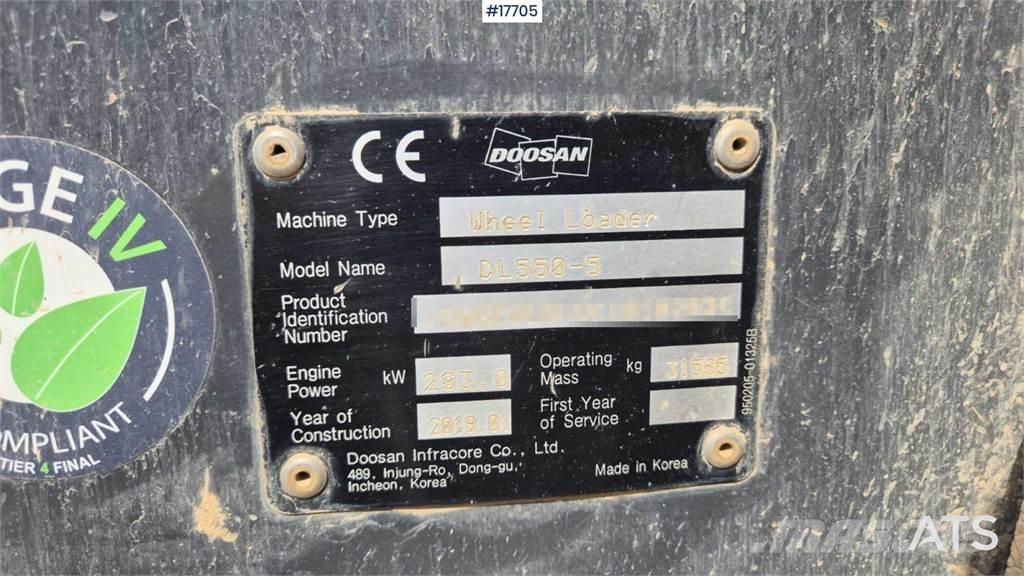 Doosan DL550-5 Tekerlekli yükleyiciler