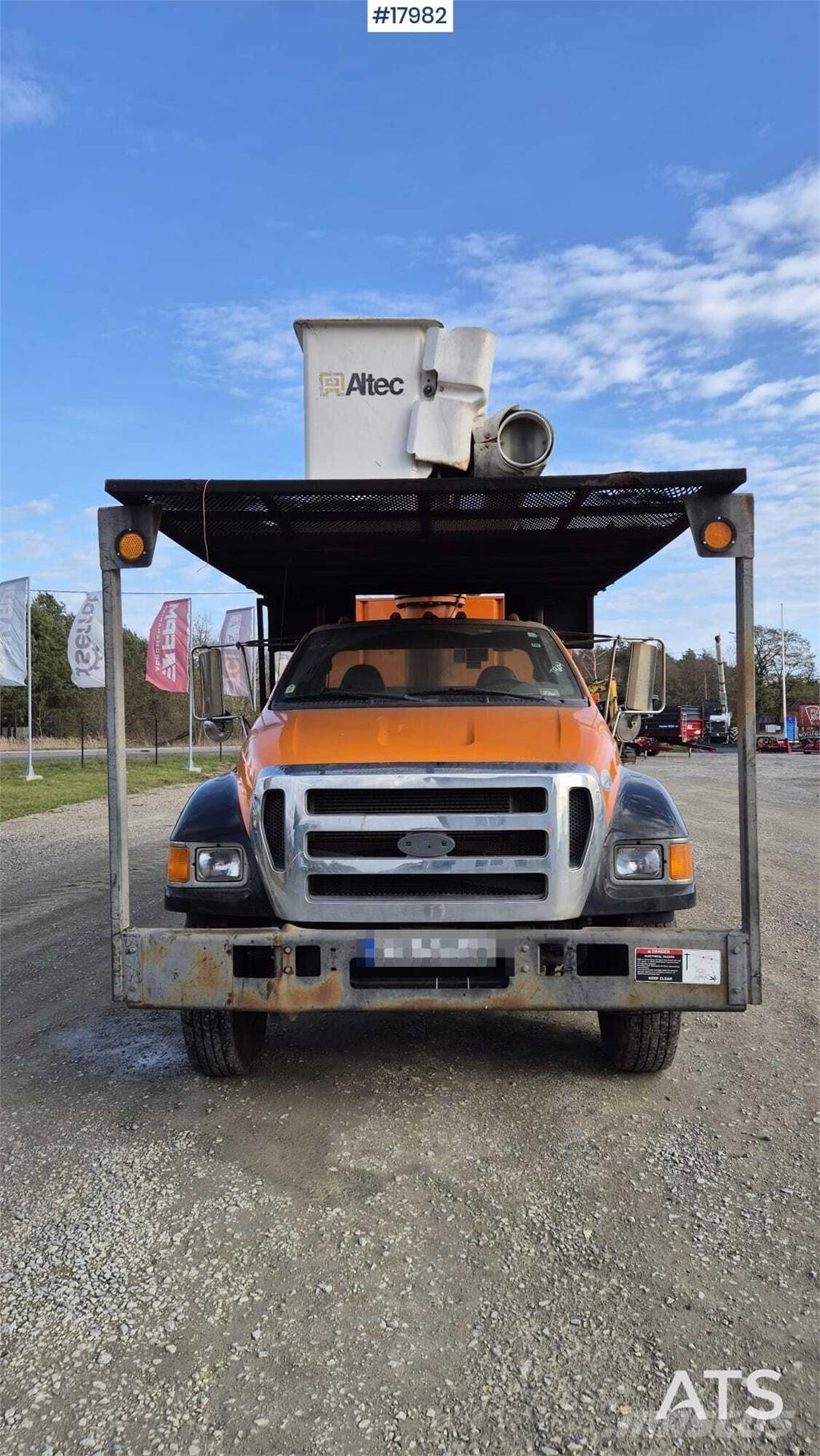 Ford F750 Araç üzeri vinçler