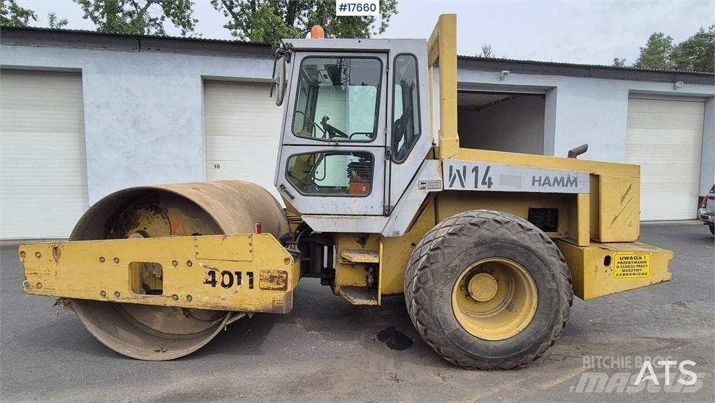 Hamm 4011D Tek tamburlu silindirler