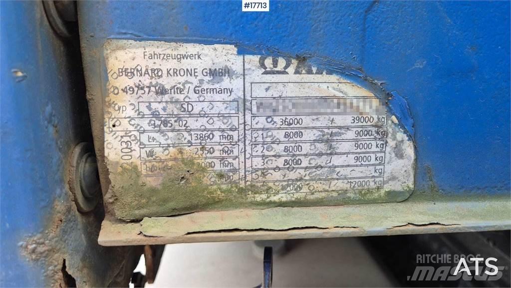 Krone SD Perdeli yari çekiciler