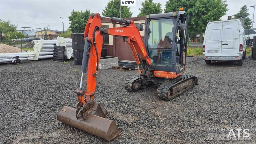 Kubota U27-4 Mini ekskavatörler, 7 tona dek