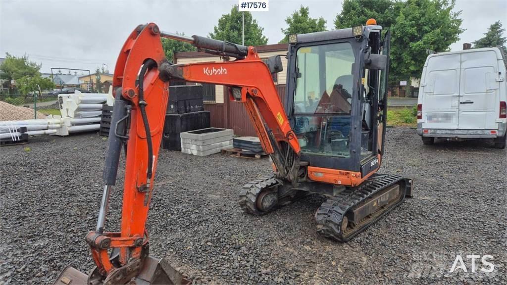 Kubota U27-4 Mini ekskavatörler, 7 tona dek