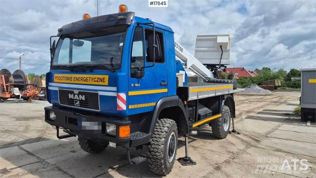 MAN 8.163 Araç üzeri vinçler