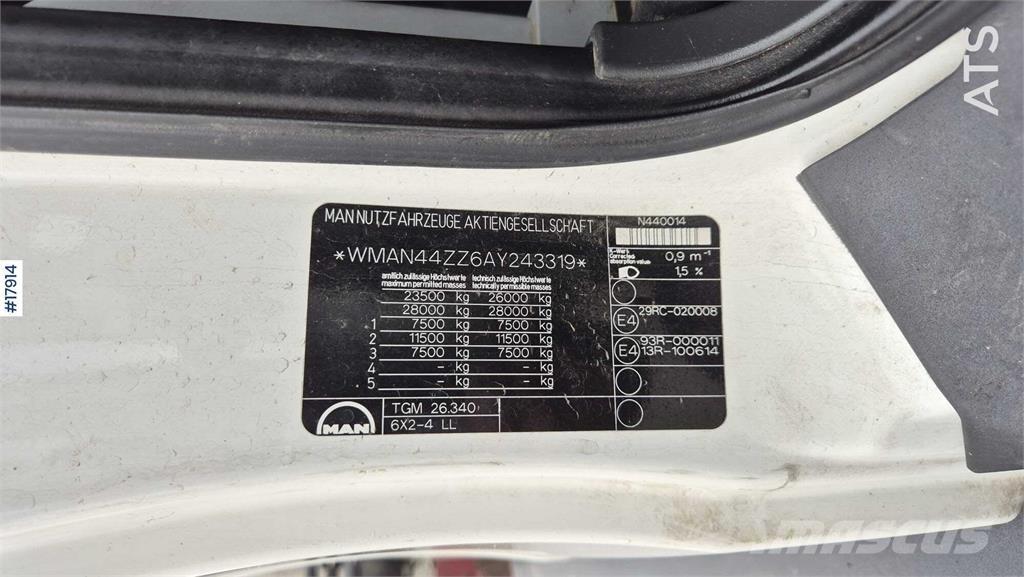 MAN TGM 26.340 Araç üzeri vinçler