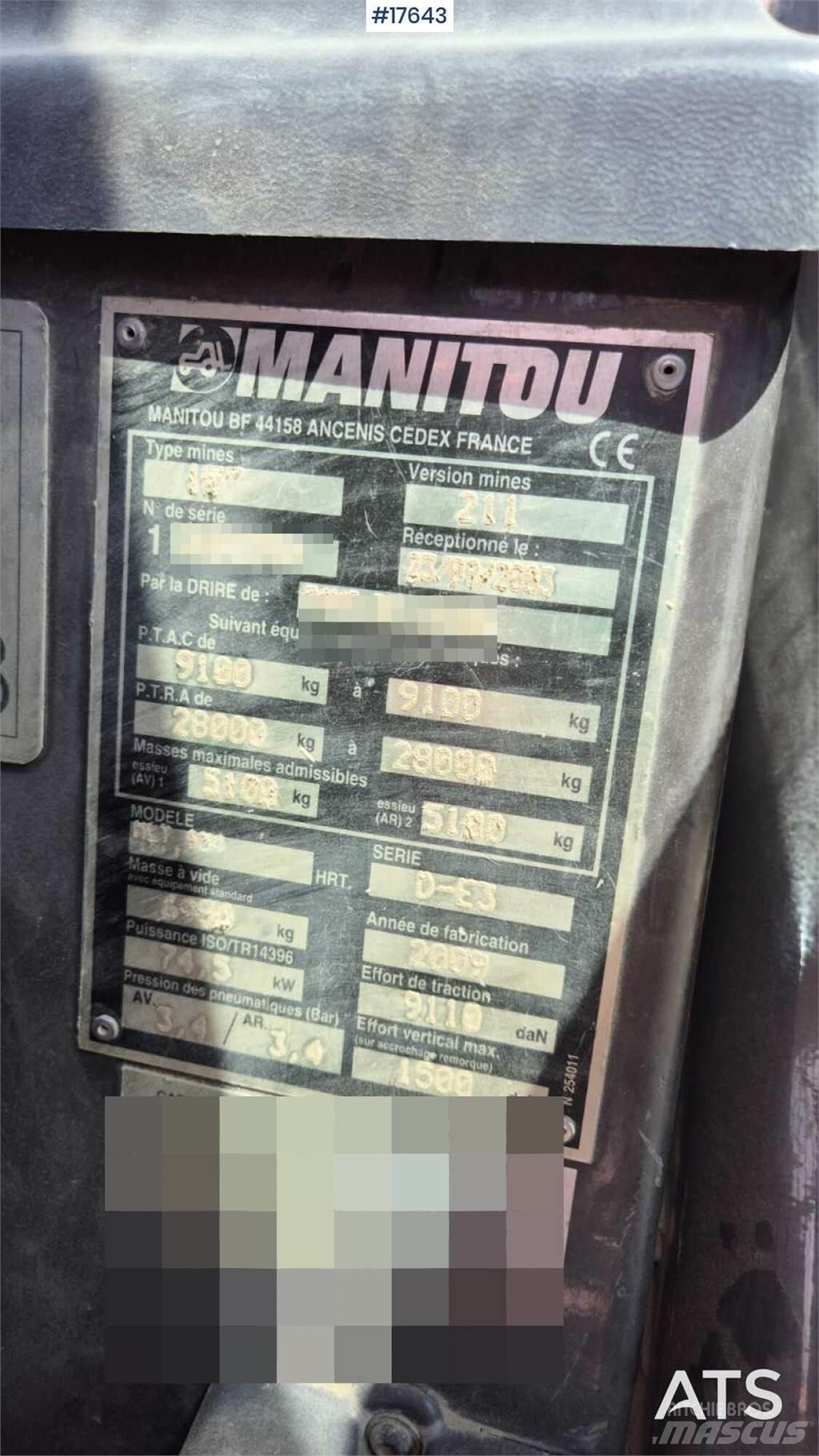 Manitou MLT 634 Teleskopik yükleyiciler