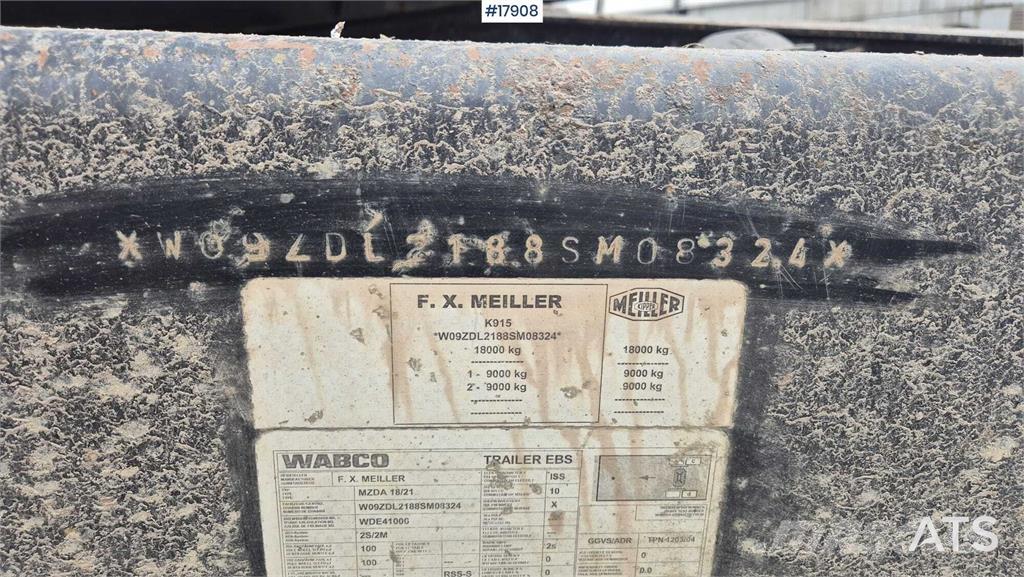 Meiller MZDA 18/21 Damperli römorklari