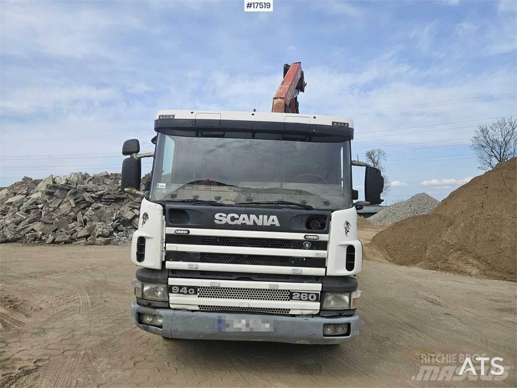 Scania 94G Araç üzeri vinçler