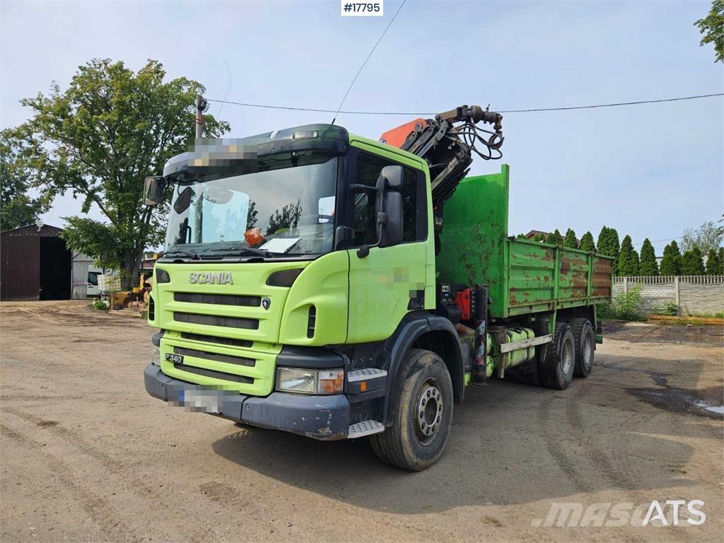 Scania P 340 Araç üzeri vinçler