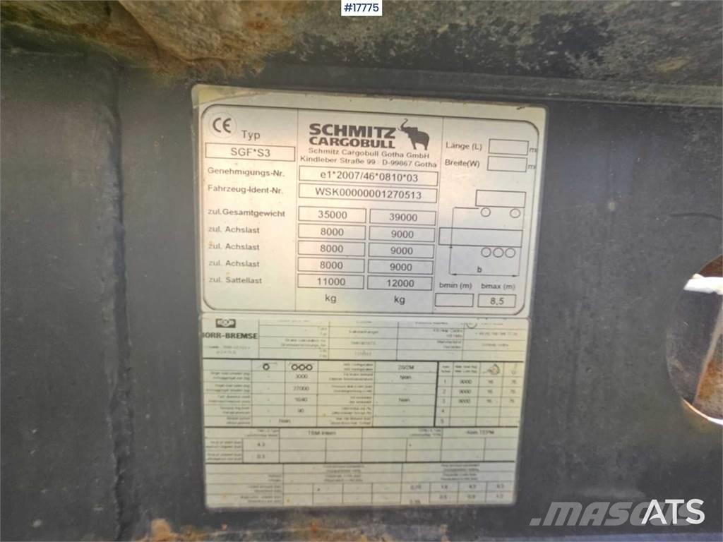 Schmitz SKI 24 Damperli çekiciler