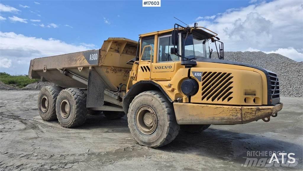 Volvo A30D Belden kirma kaya kamyonu