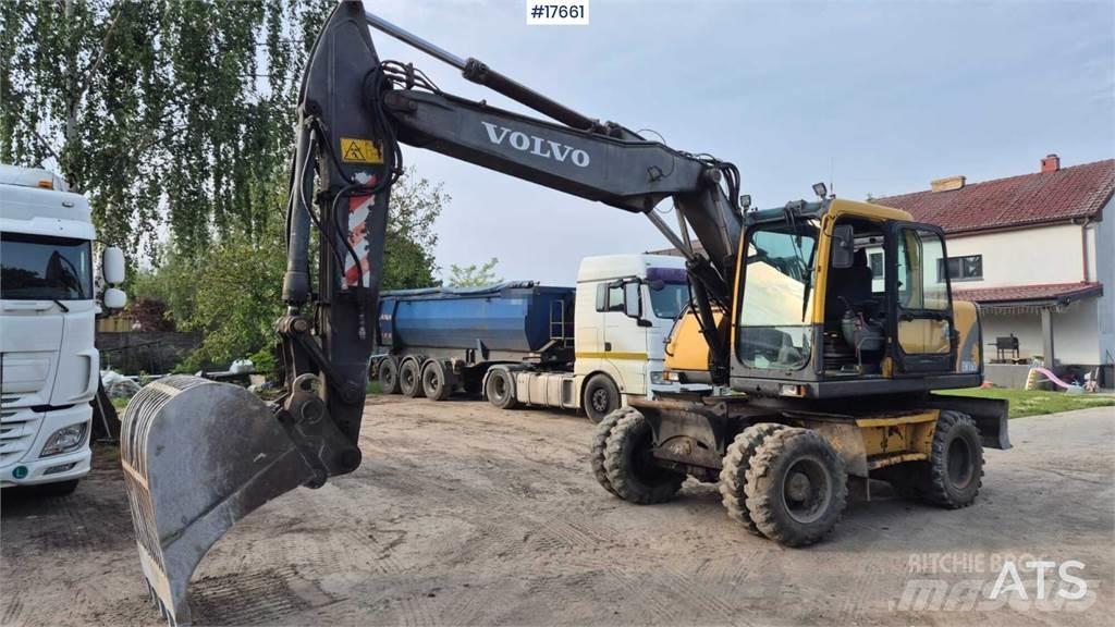 Volvo EW 160B Lastik tekerli ekskavatörler