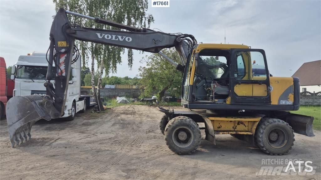 Volvo EW 160B Lastik tekerli ekskavatörler