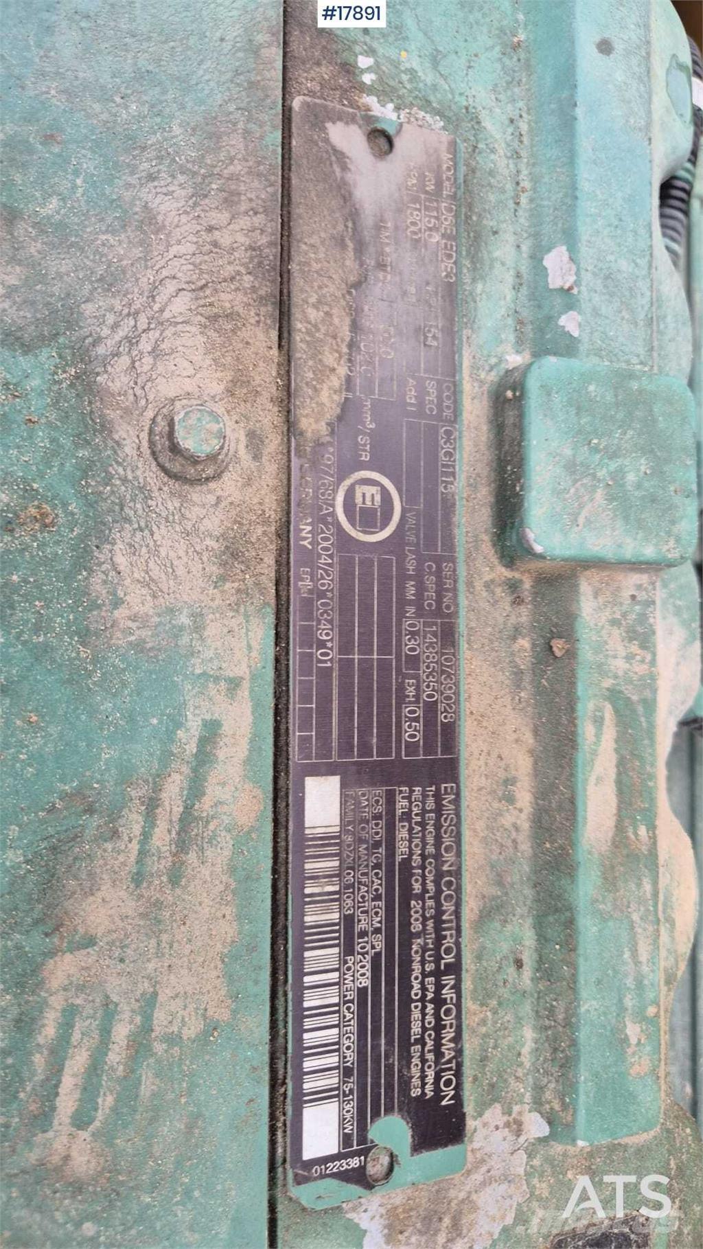 Volvo EW 160C Lastik tekerli ekskavatörler