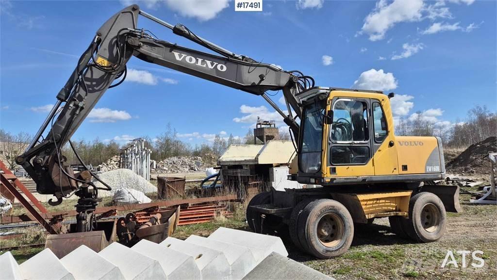 Volvo EW160B Lastik tekerli ekskavatörler