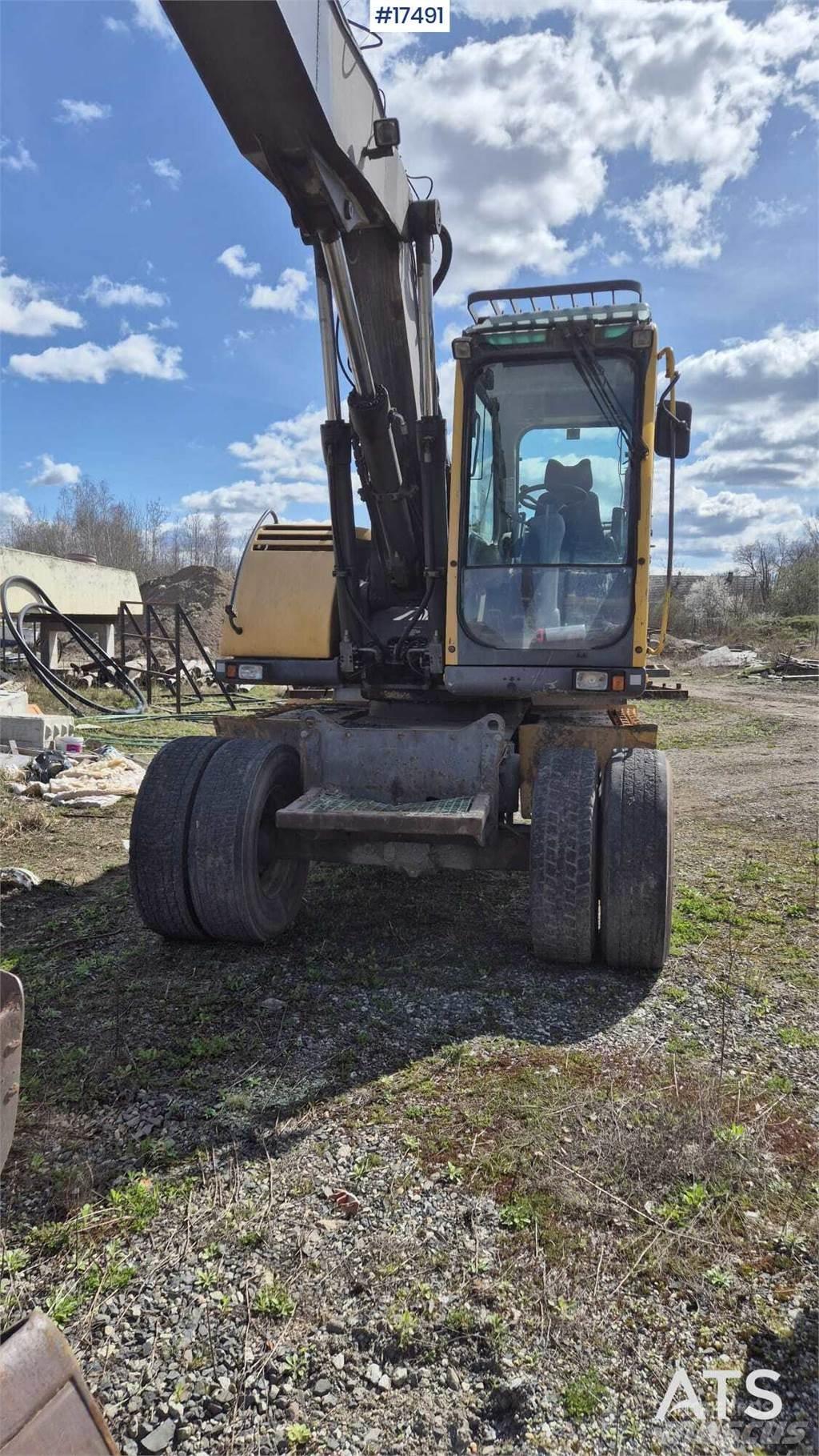 Volvo EW160B Lastik tekerli ekskavatörler