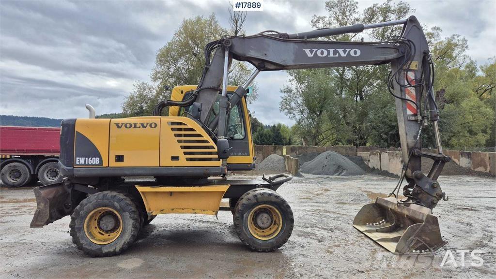 Volvo EW160B Lastik tekerli ekskavatörler