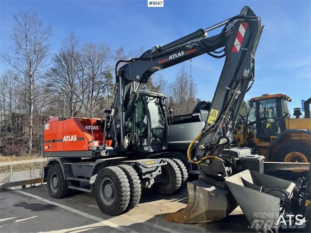 Atlas 160W Lastik tekerli ekskavatörler