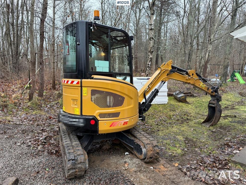 Carter CT26 Mini ekskavatörler, 7 tona dek