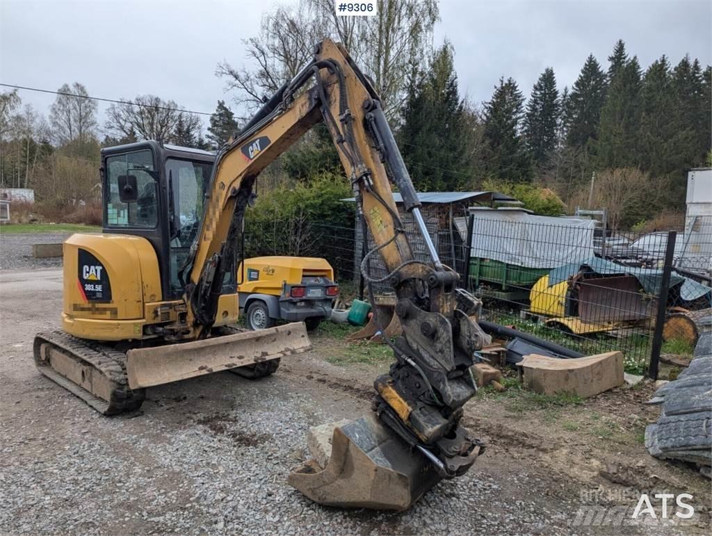 CAT 303.5ECR Mini ekskavatörler, 7 tona dek