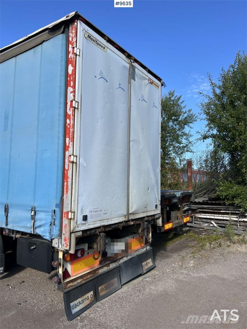 Fruehauf SS136/P3S Perdeli yari çekiciler