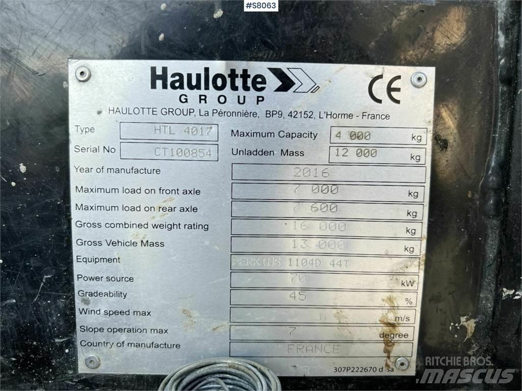 Haulotte HTL4017 Teleskopik yükleyiciler