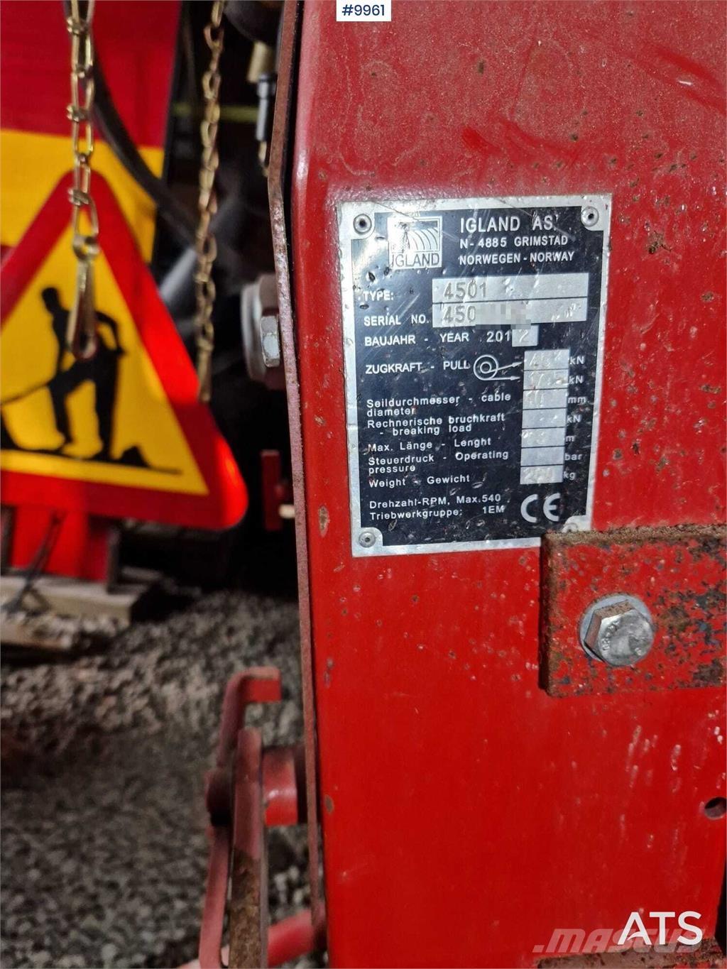 Igland luning winch Diger