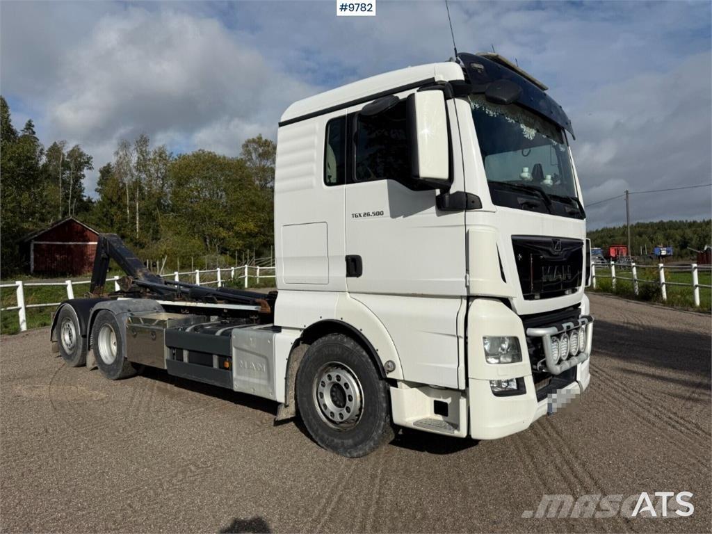 MAN TGX 26.500 6X2 Vinçli kamyonlar