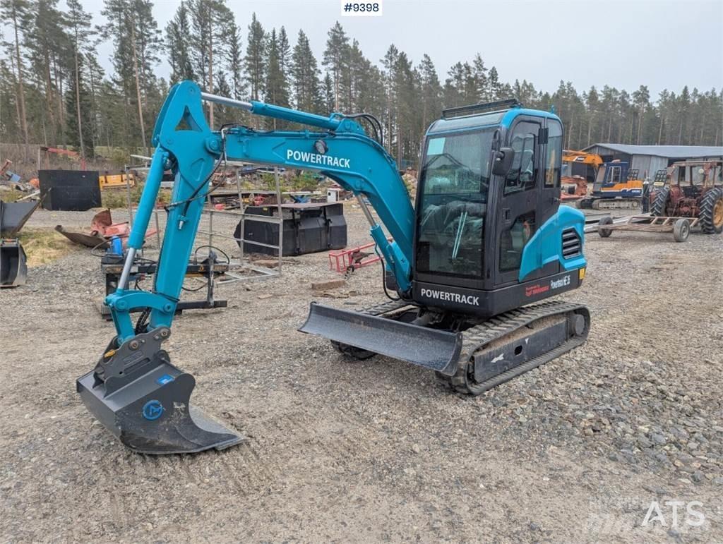 Powertrack HE 35 Mini ekskavatörler, 7 tona dek