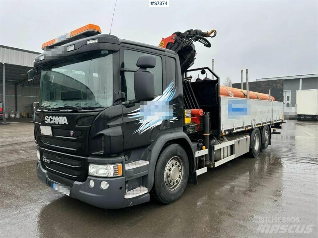 Scania P370 Araç üzeri vinçler