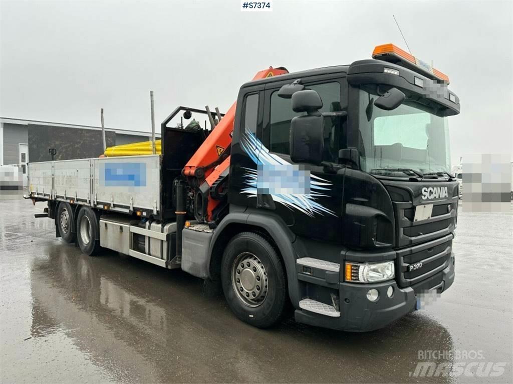 Scania P370 Araç üzeri vinçler