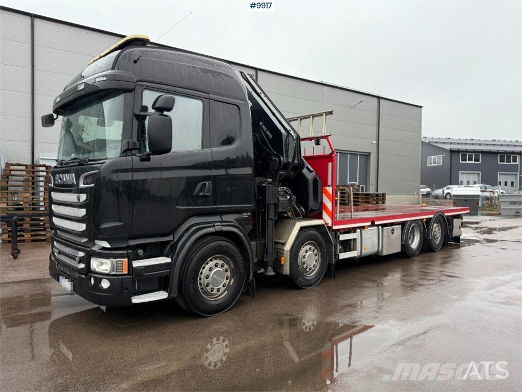 Scania R520 Araç üzeri vinçler