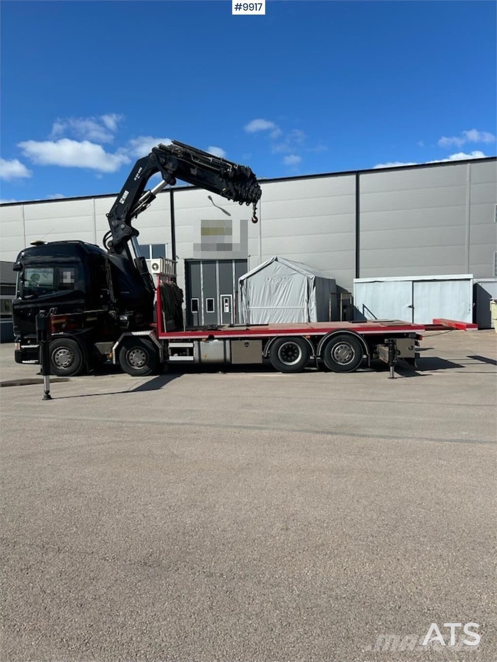 Scania R520 Araç üzeri vinçler