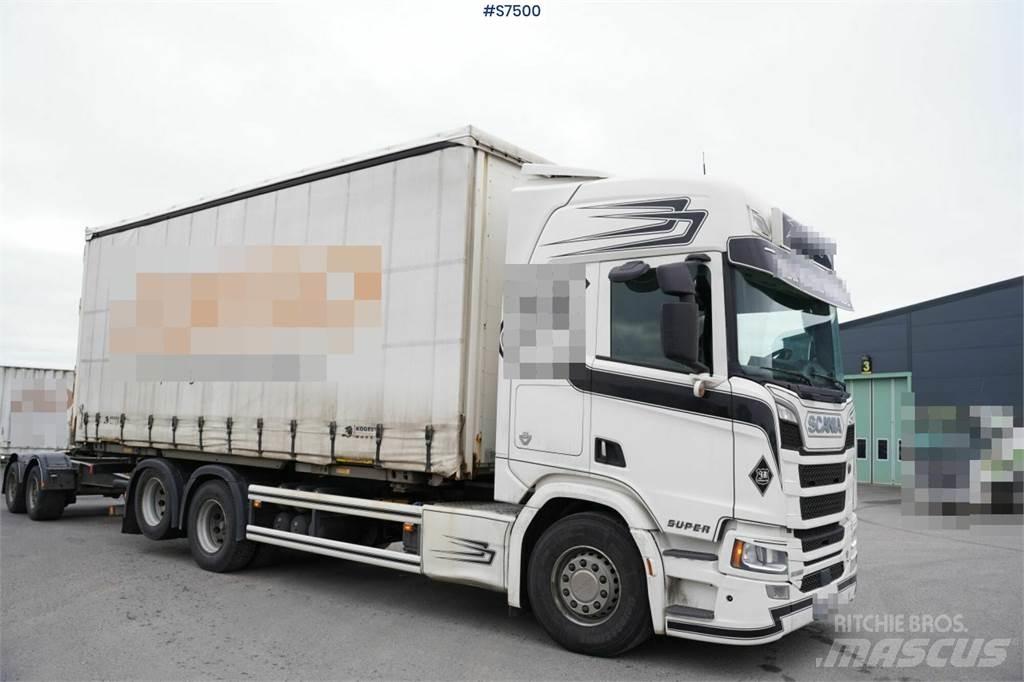 Scania R580 Kapali kasa kamyonlar