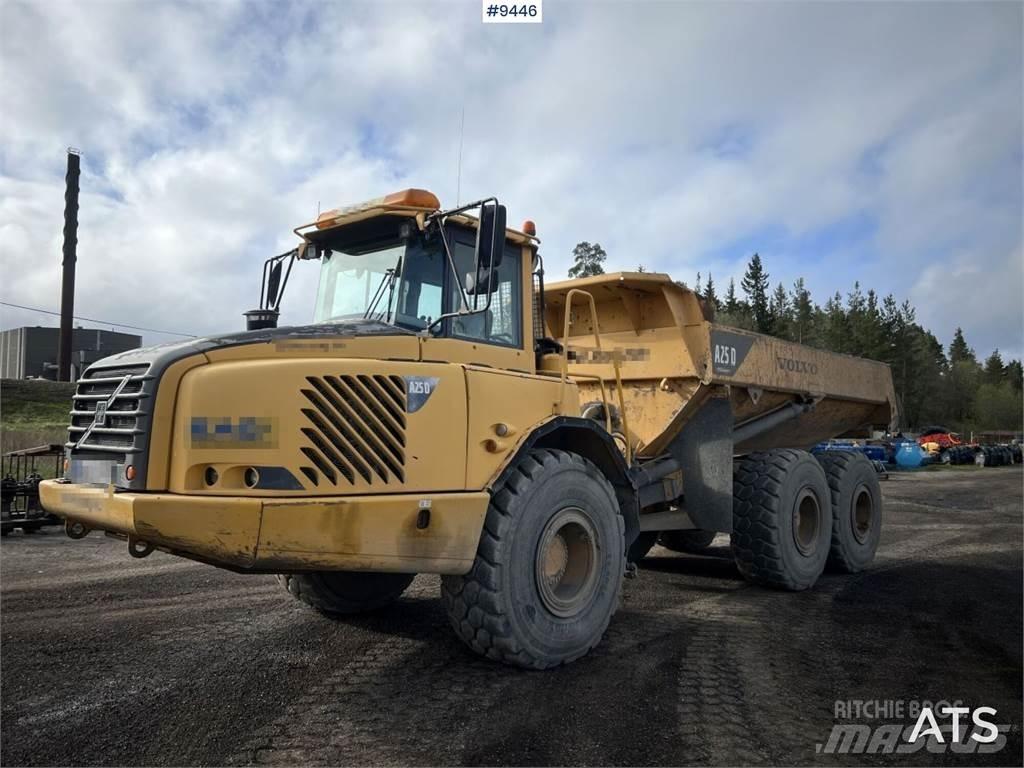 Volvo A25D Belden kirma kaya kamyonu