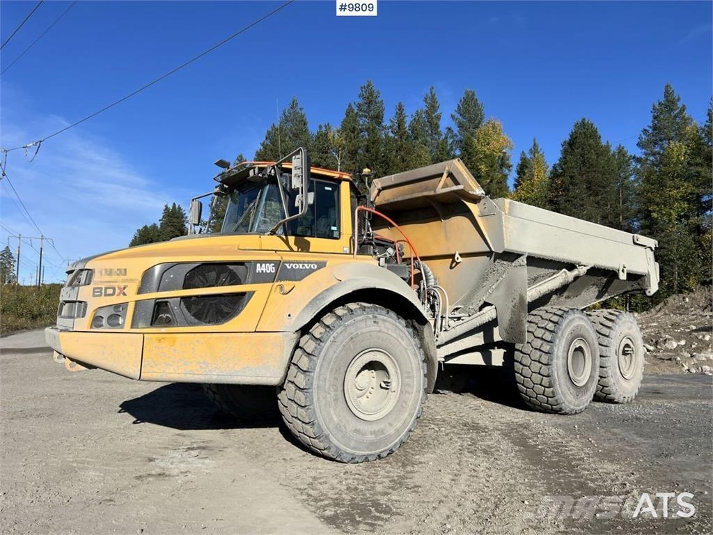 Volvo A40G dump truck Belden kirma kaya kamyonu