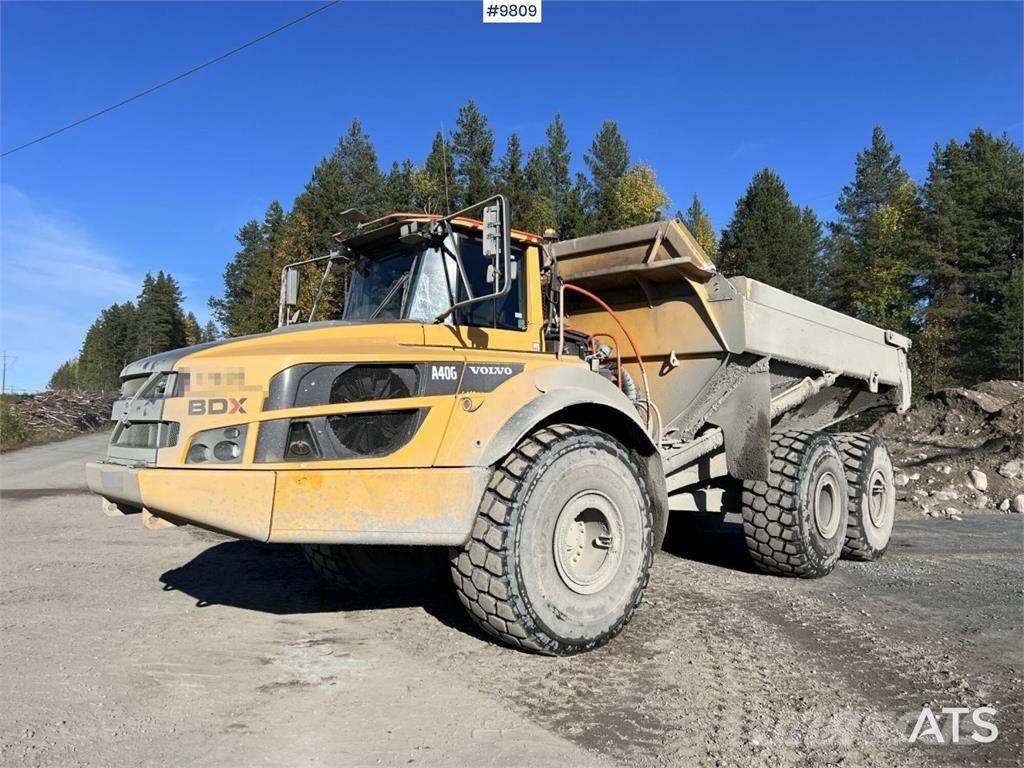 Volvo A40G dump truck Belden kirma kaya kamyonu
