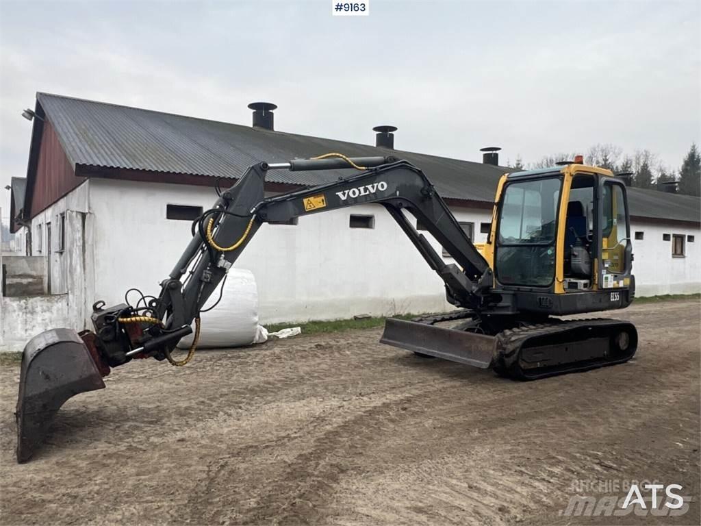 Volvo EC55 Mini ekskavatörler, 7 tona dek