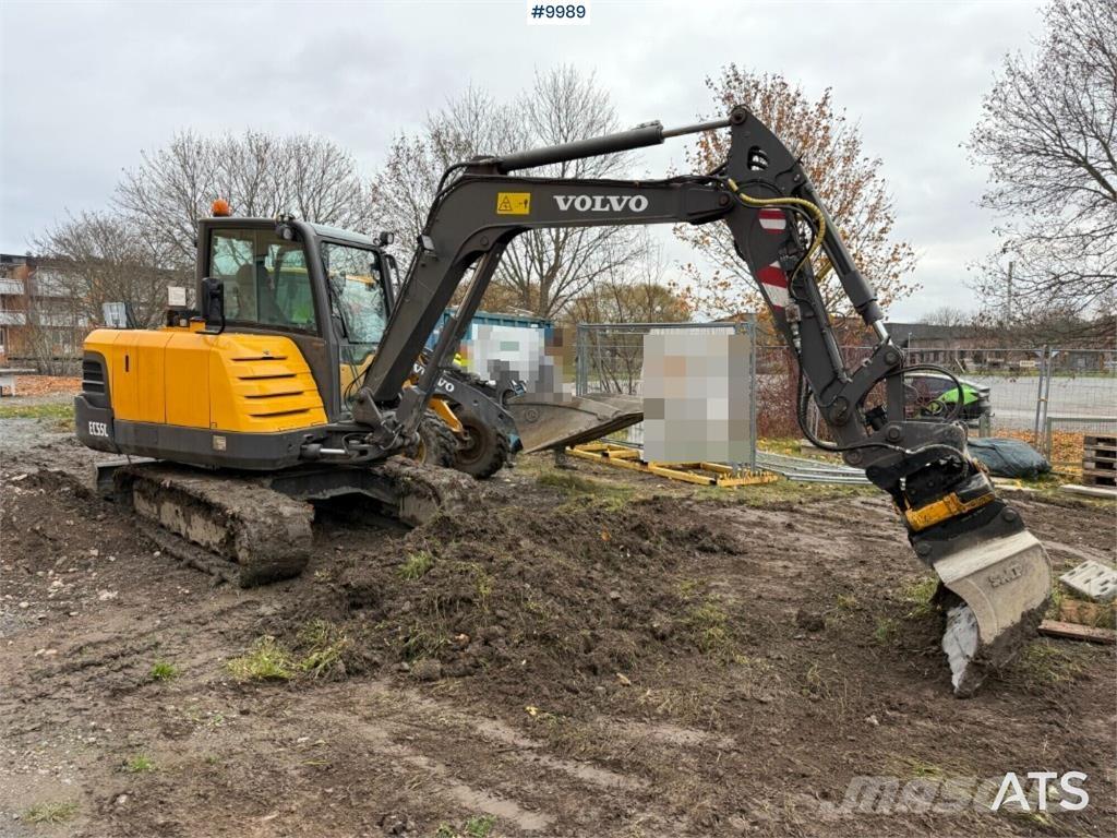 Volvo EC55C Mini ekskavatörler, 7 tona dek