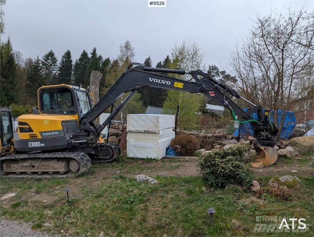 Volvo ECR88D PRO Midi ekskavatörler 7 - 12 t