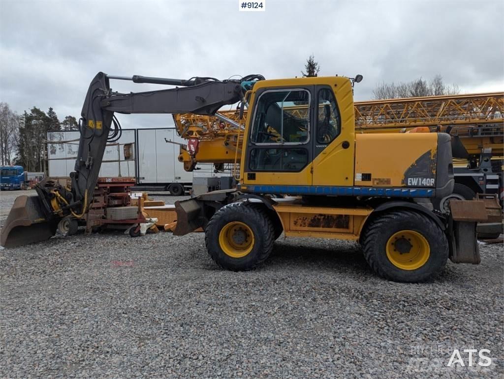 Volvo EW140B Lastik tekerli ekskavatörler