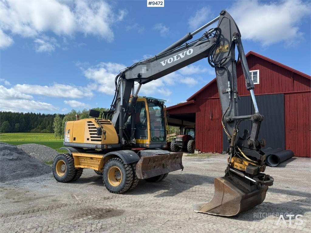 Volvo EW160B Lastik tekerli ekskavatörler