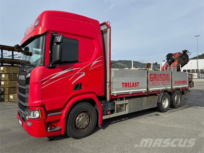 Scania R500 Araç üzeri vinçler