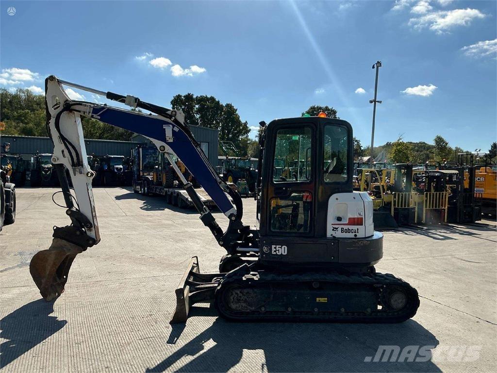 Bobcat E50 Paletli ekskavatörler