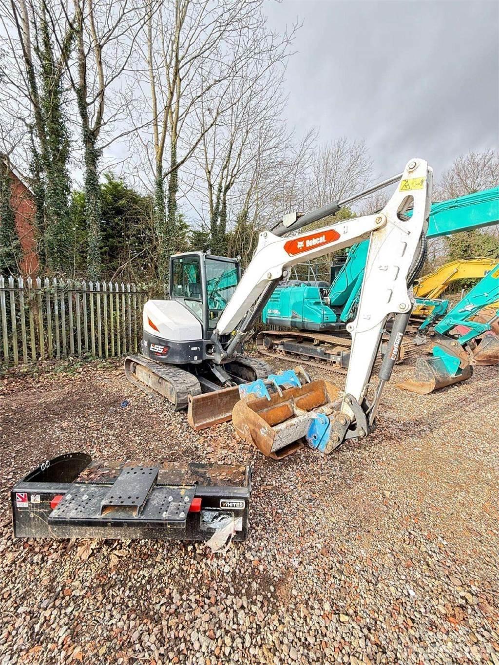 Bobcat E55z Paletli ekskavatörler